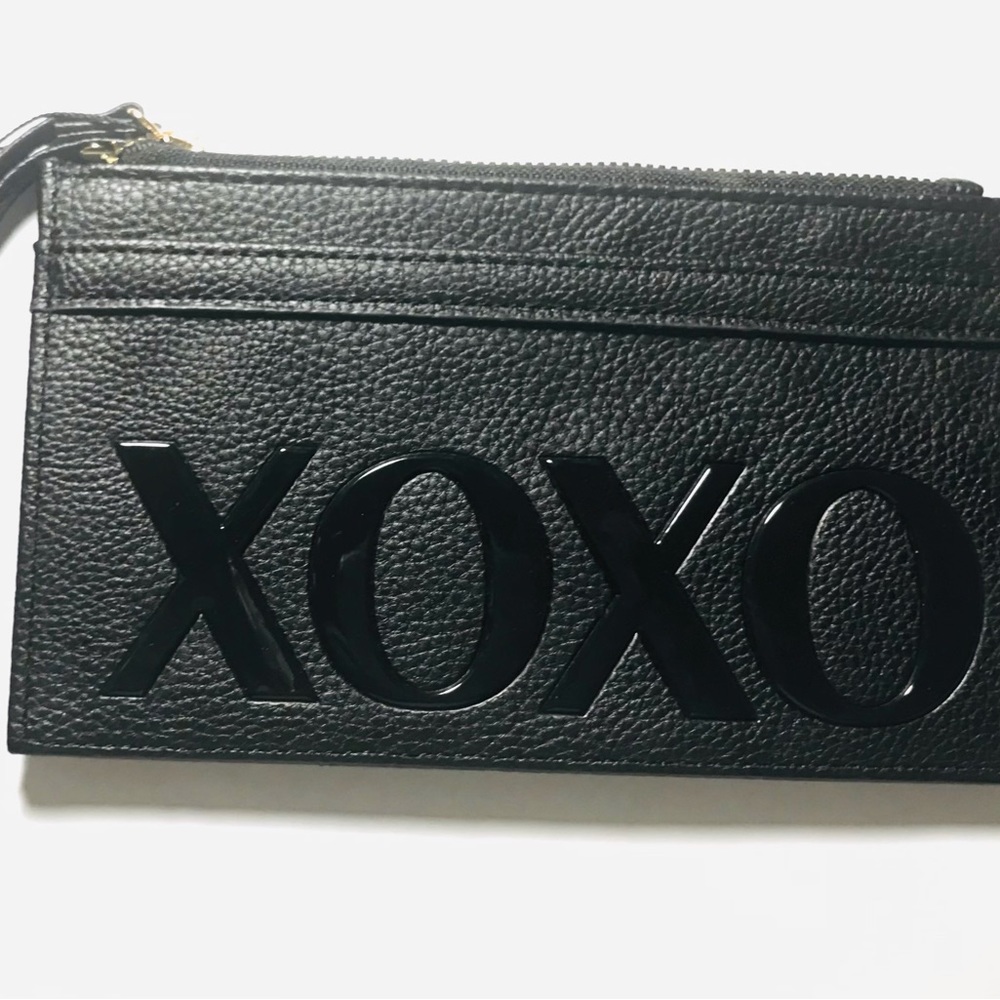 NWT XOXO Black Wristlet